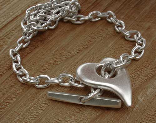 silver necklace