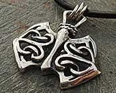 Celtic axehead necklace