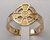 Scottish Celtic cross Ring