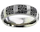 Celtic Pagan titanium ring