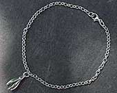 Contemporary handmade silver bracelet