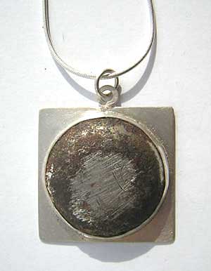 Necklace on silver chain