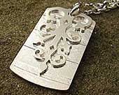 Gothic sterling silver necklace