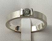 Handmade sapphire engagement ring