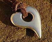 Heart shaped pendant for women