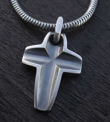 silver cross pendant