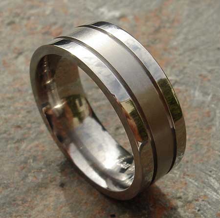 mens cheap titanium wedding ring