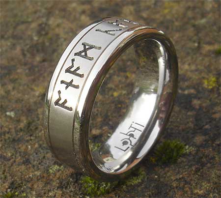 runic wedding rings