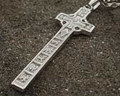 Irish Celtic cross necklace