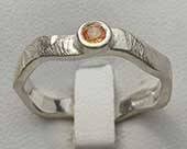 Unique sapphire engagement ring