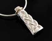 Unusual gold and silver Celtic necklace