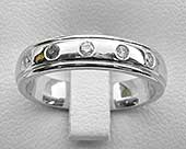 9ct white gold diamond wedding ring