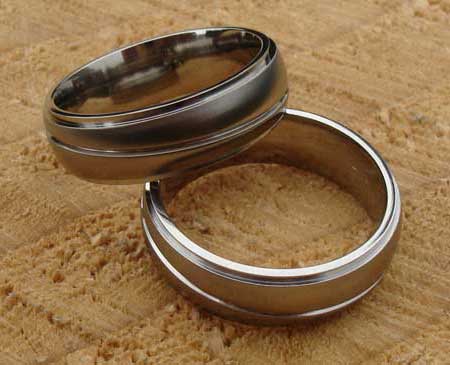 Affordable plain wedding rings