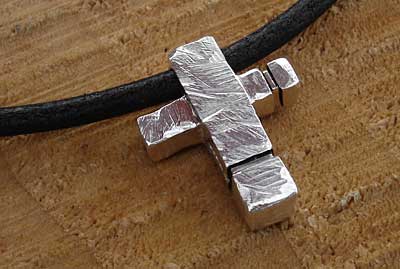 alternative mens cross necklace