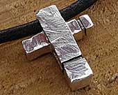 Mens alternative cross necklace