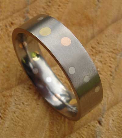 alternative titanium wedding ring