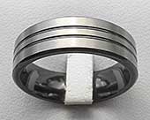 Mens alternative wedding ring for men