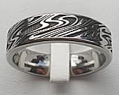 Amazing titanium ring