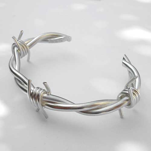 Barbed wire bracelet
