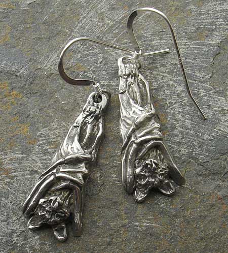bat earrings