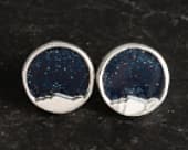 Beautiful night sky stud earrings