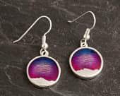 Beautiful twilight sky drop earrings
