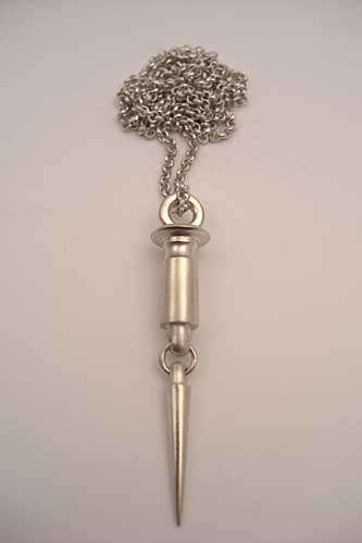 bullet designer mens necklace