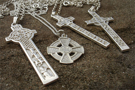 Celtic cross necklaces