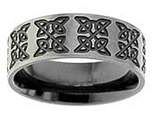 Mens Celtic knot ring