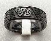 Size S Designer Celtic Ring For Men