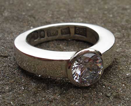 chunky engagement ring