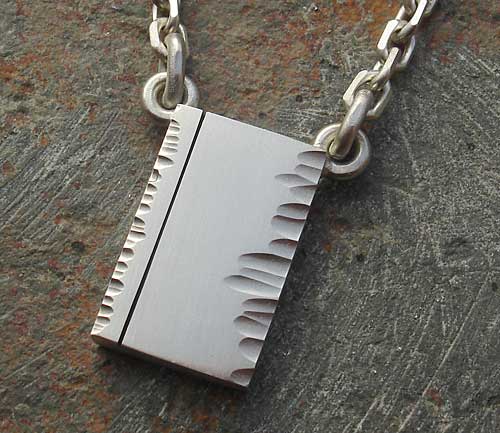 chunky silver necklace