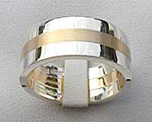 Chunky wedding ring