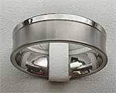 Size U Concave Plain Designer Ring