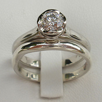 contemporary bridal set
