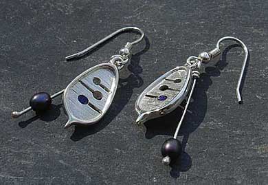 Contemporary Celtic earrings