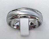 Contemporary plain wedding ring