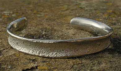 contemporary torc bracelet for women