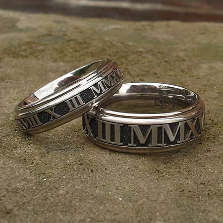Custom Roman Numeral Ring | LOVE2HAVE UK!
