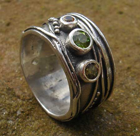 designer gemstone ring