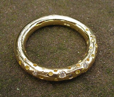 designer gold diamond wedding ring