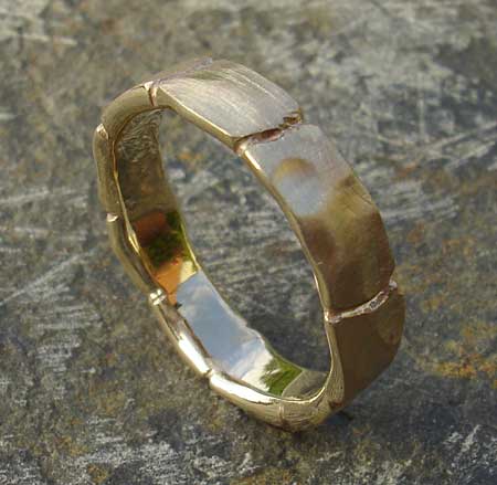 designer gold ring