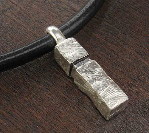 Designer mens silver pendant