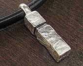 Designer mens silver pendant