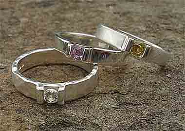 Designer sapphire engagement rings