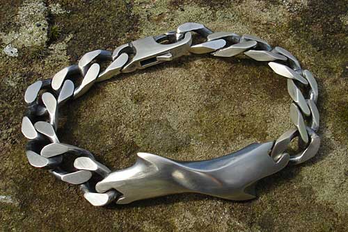 designer silver bracelet