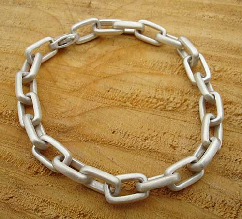 designer silver chain bracelet
