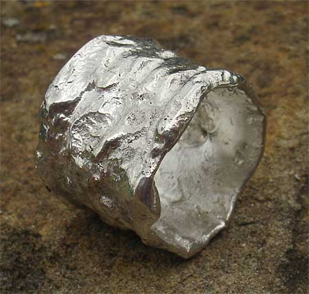 designer silver ring