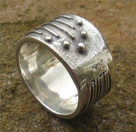 designer silver ring