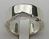 Designer sterling silver ring